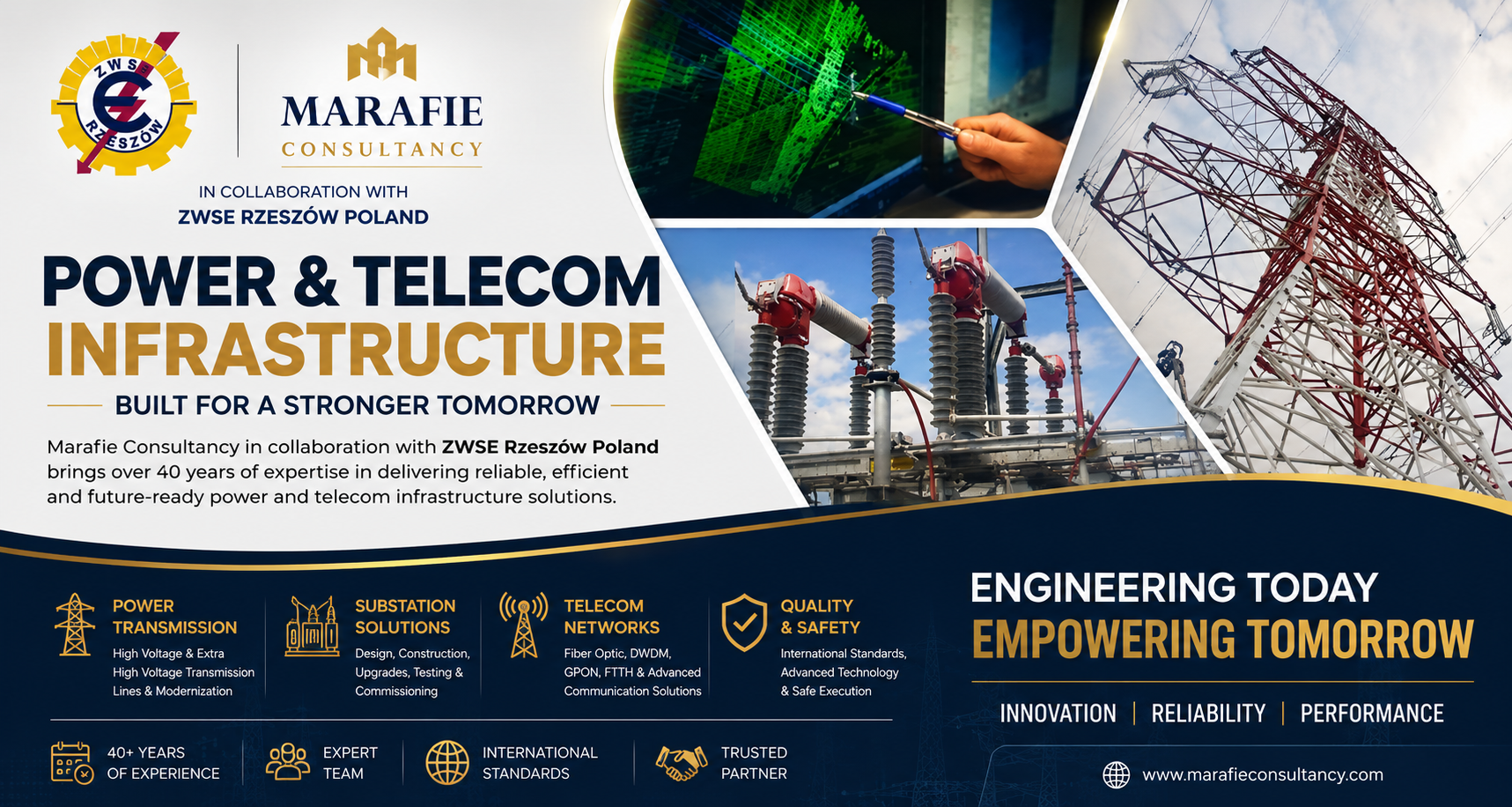 High-Voltage Power Transmission & Telecom Infrastructure Development